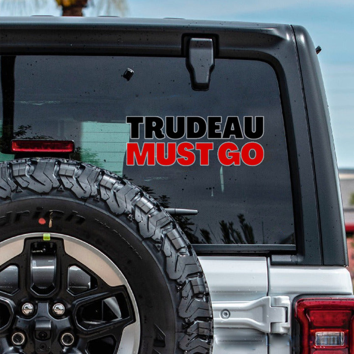 Canada Fck Trudeau Car Sticker Trudeau Must Go Canadian Bumper Stickers