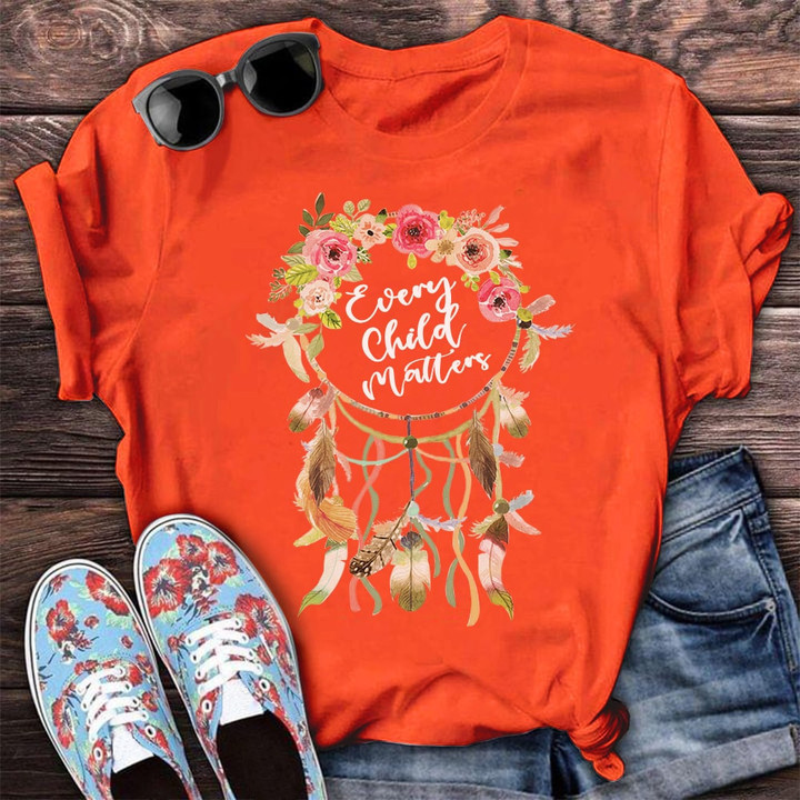 Dream Catcher Every Child Matters Shirt For Sale Orange Shirt Day 2023 Awareness Clothing