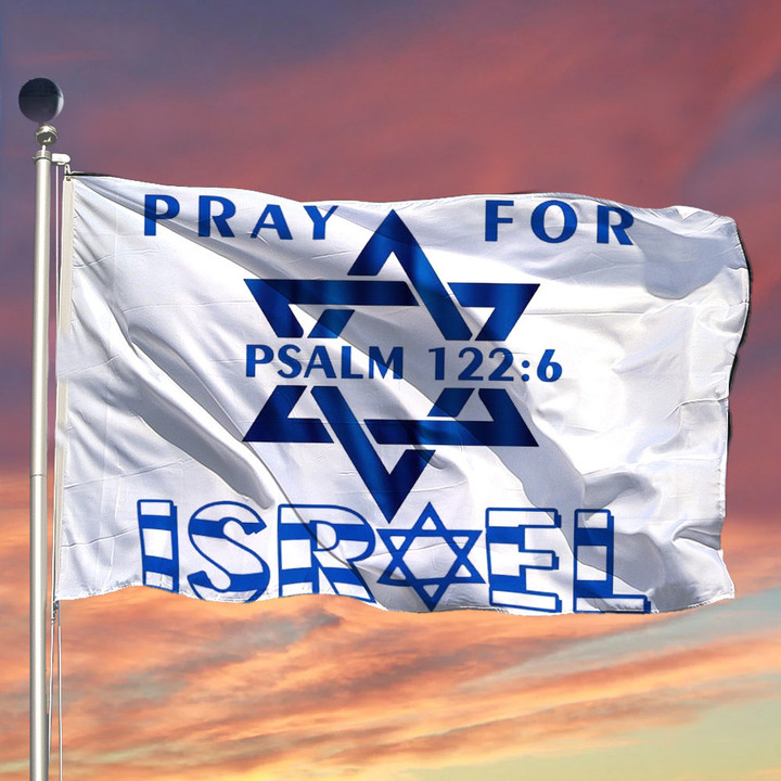 Pray For Israel Flag We Stand With Israel Flag Anti Palestine Merchandise