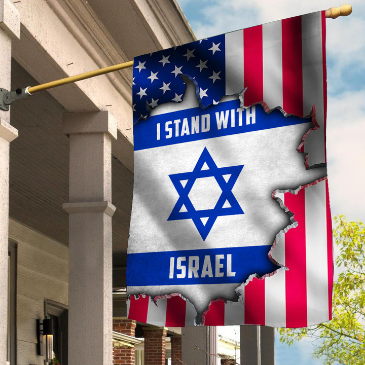 I Stand With Israel Flag And American We Stand With Israel Israeli Flags For Sale