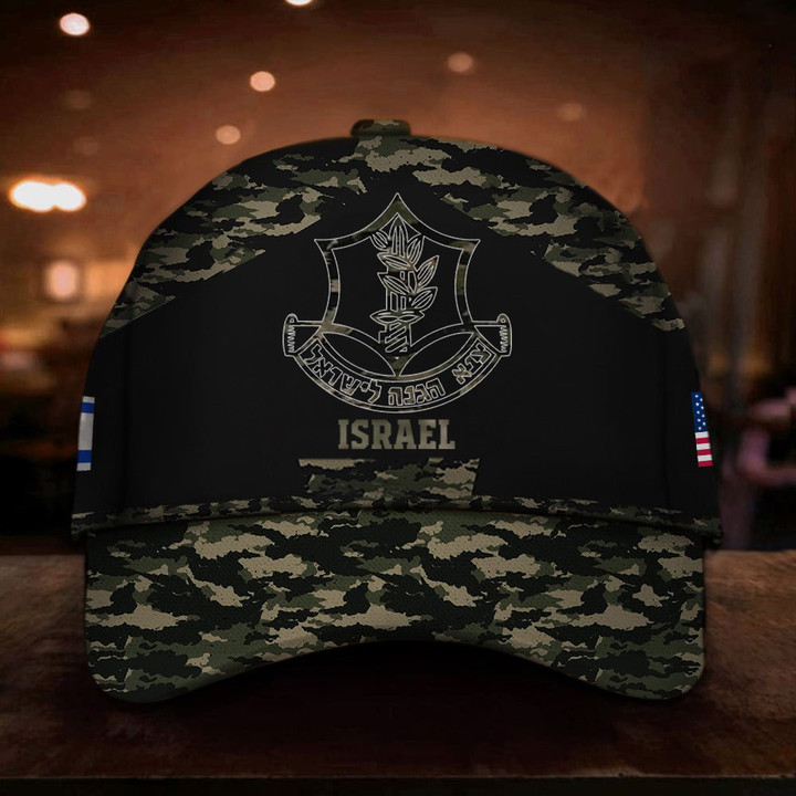 IDF Hat Camo Israel Hat American Stand With You Israel Merch Anti Hamas Merchandise