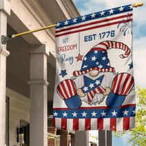 Independence Day 2023 Gnome Flag Let Freedom Ring 4th Of July Decoration Ideas For Outside