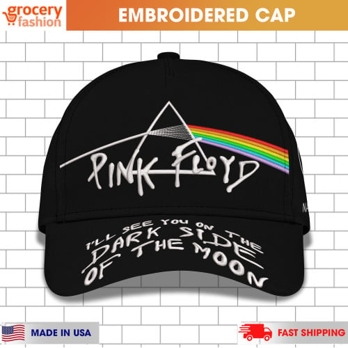 Pink Floyd I'll See You On The Dark Side Of The Moon Embroidered Cap ( Embroidered Cap)