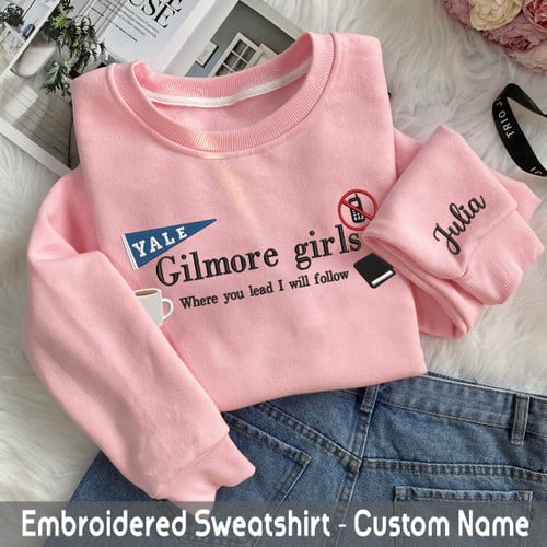Gilmore Girls Embroidered Sweatshirt