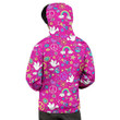 Cute Cartoon Pink Hippie Pattern 3d Hoodie