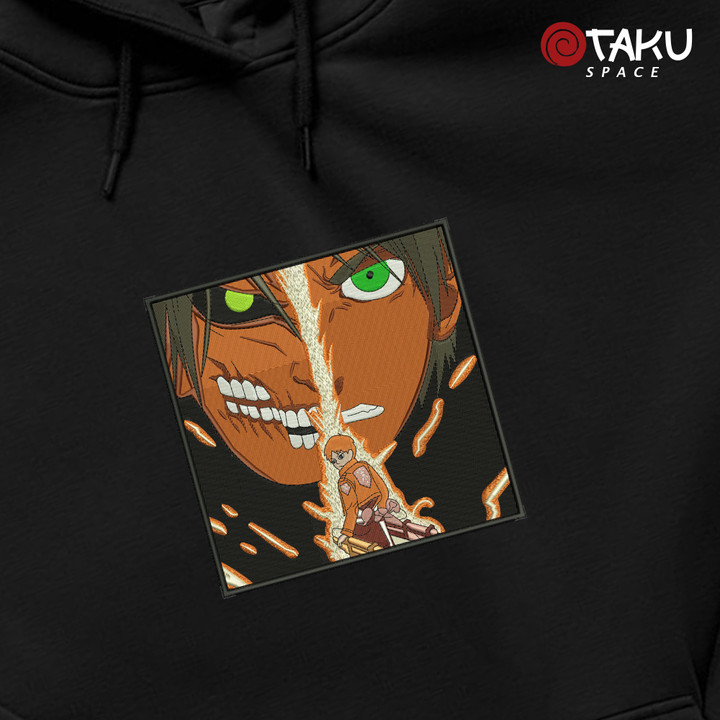 Attack on Titan Levi Roaring Anime Embroidered Shirt Hoodie/Sweatshirt