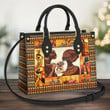 African Culture Leather Bag