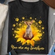 Chihuahua you are my sunshine sunflower Classic Unisex Tshirt