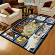 Just A Girl Loves Cat Area Rug