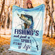 Fishing'S Not Just A Sport Banket Fleece Blanket