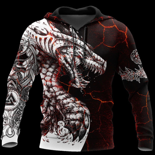 Dragon Born To Fire Amazing Hoodie 3D