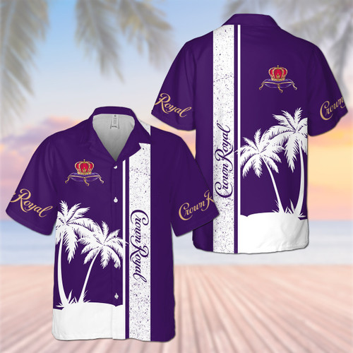 Crown Royal Hawaiian Shirt, Aloha Shirt Full Size