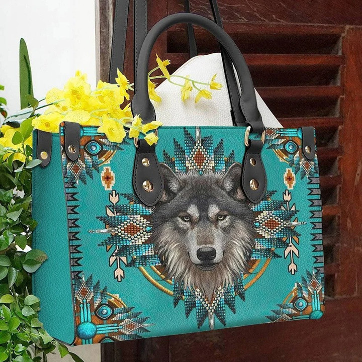 Wolf Leather Bag