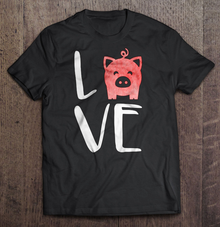 Love pig Classic Unisex Tshirt