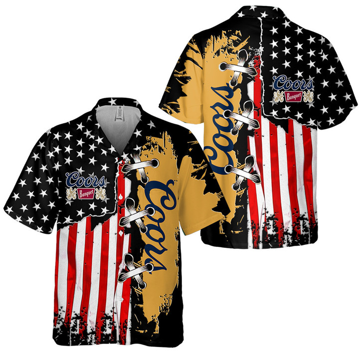 CB US Flag Hawaiian Shirt CB1003N10