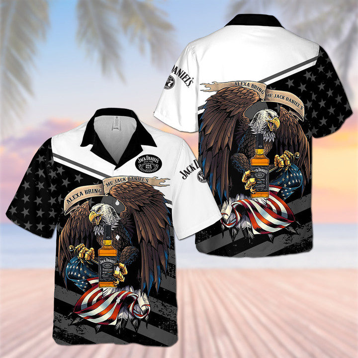 JD Eagle Hawaiian Shirt JD0203N4