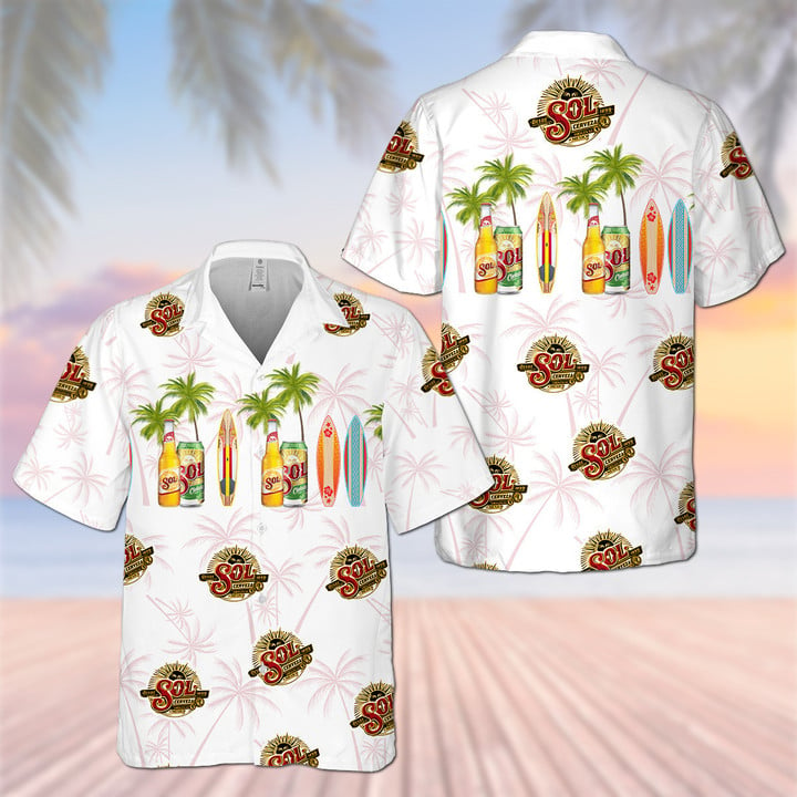 SL Beer Surfing Hawaiian Shirt SL0103N4