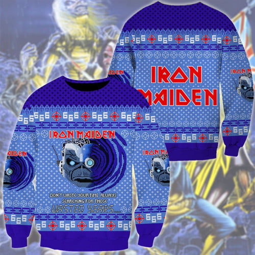 Ir Waster Year Ugly Christmas Sweater , Unisex Wool Sweater Q101104