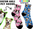 Custom Pet Face Printed Socks