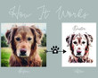Custom Pet Name Photo Portrait Color Tumbler (Up to 6 pets)