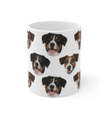 Custom Dog Face Mug, Personalized Photo Pet Mug, Dog Lover Gift