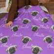 Custom Pet Blanket Using Pet Photo, Name Custom Dog Blanket