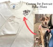 Custom Pet Portrait Embroider Sweatshirt, Dog embroidery sweatshirt