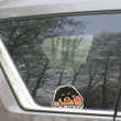 Custom Black&Tan Pomeranian Spitz Dog Car Window Laptop Bottle Sticker Decal