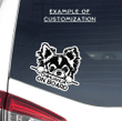 Custom Chihuahua Head Car Window Laptop Bottle Sticker Decal