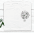 Custom Pet Portrait Shirt, Dog Mom Shirt Dog Face Shirt