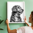 Custom Pet Gift, Dog Mum Pet Loss Gift Poster Canvas