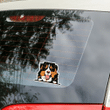 Bernese Mountain Car Window Laptop Bottle Sticker Decal