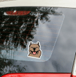 Brown Pitbull Car Window Laptop Bottle Sticker Decal