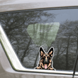 Realistic German Shepherd Car Window Laptop Bottle Sticker Decal