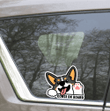 Tricolor Corgi On Board Car Window Laptop Bottle Sticker Decal
