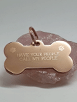 Custom Pet Name Dog/Cat ID Collar, Dog Tag Bone
