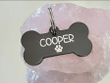Custom Pet Name Dog/Cat ID Collar, Dog Tag Bone