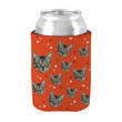 Custom Cat Face Can Cooler, Gift For Dad