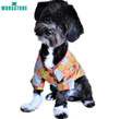 Tiki Dog Hawaiian Camp Shirt, Summer Beach Pet Cat Dog Clothes