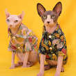 Hawaiian Style Pet Clothes, Sphynx Cat Summer T-shirt