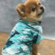 Dog's Camouflage Hawaiian Shirt, Beach Fashion