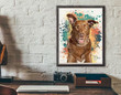 Dog Portrait Custom Painting from Photo | Custom Pet Canvas Poster