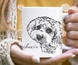 Custom Pet Mug Using Pet Photo + Name