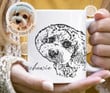 Custom Pet Mug Using Pet Photo + Name