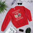 Christmas Custom Pet Cat Face Merry Catmas Sweatshirt