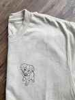 Custom Embroidered Pet Dog Cat Outline Shirt