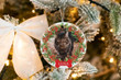 Christmas Personalized Pet Ornament With Name, Custom Dog Cat