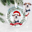 Christmas Personalized Pet Photo Bauble, Custom Dog Cat Ornament