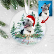 Christmas Personalized Pet Photo Xmas Tree Ornament Gift