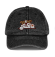 Christmas English Bulldog Dad Hat Embroidered Vintage Style Baseball Cap